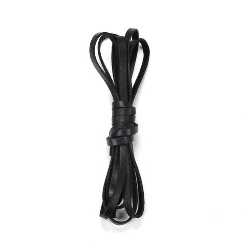 2M-10M Flat Real Genuine Craft Jewellery Leather String Cord Lace Thong Rope