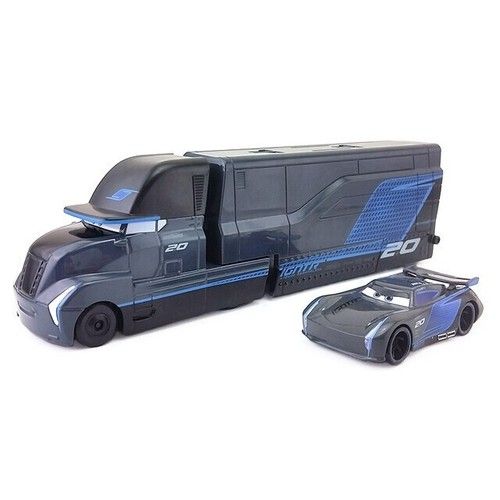 2+2 Free Disney Pixar Cars Container Truck & Car Lightning Jackson Diecast Model