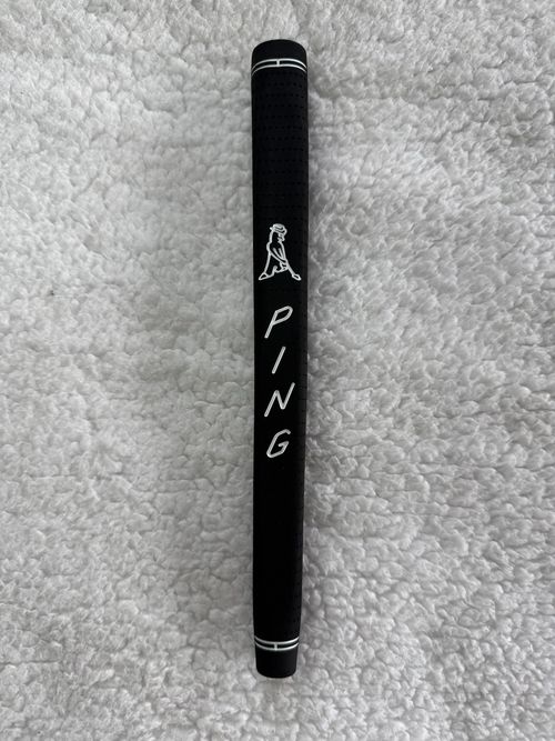 NEW Ping PP58 MIDSIZE Black Original Rubber Golf Putter Grip - Plus Grip Tape — image 1
