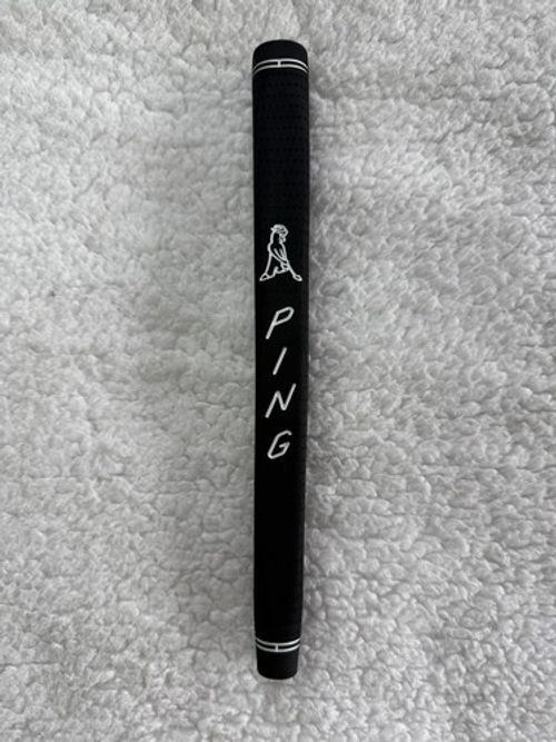 NEW Ping PP58 MIDSIZE Black Original Rubber Golf Putter Grip - Plus Grip Tape