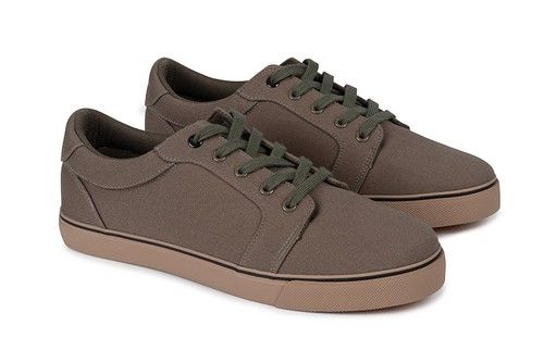Fox Khaki Canvas Shoe - All Sizes - Carp Fishing Camping Outdoor - Free Delivery