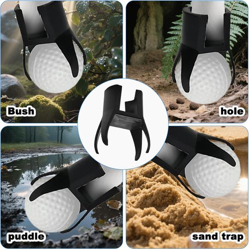 5 Pcs Golf Ball Retriever 4-Claw Picker Upper for Putter Grip Ball Grabber — image 5
