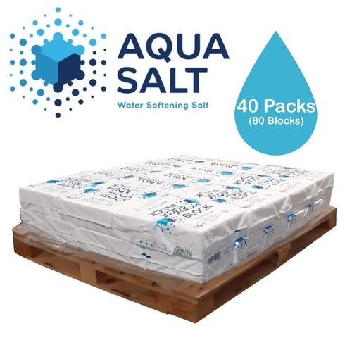 Water Softener Block Salt Suitable for Water Softeners 40,60,125 Packs