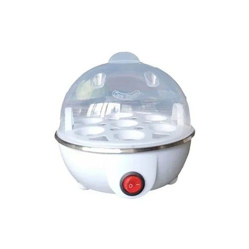 Egg Boiler Cooker Poacher Steamer Electric Fast Boiled Eggs White UK Plug