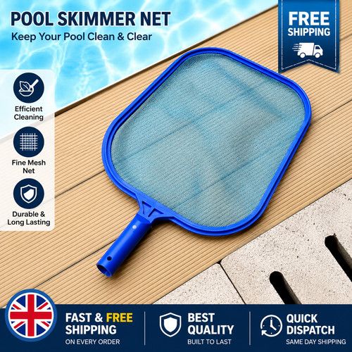 Swimming Pool Leaf Skimmer Hot Tub Debris Cleaning Mesh Net Fish Koi Pond spas