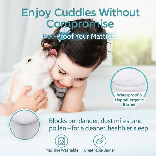 2x Waterproof Moses Basket Mattress Protector | Terry Towelling Fitted Sheet |UK — image 12