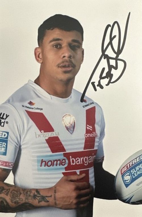 Tristan Sailor Hand Signed St Helens 6x4 Photo Rugby League