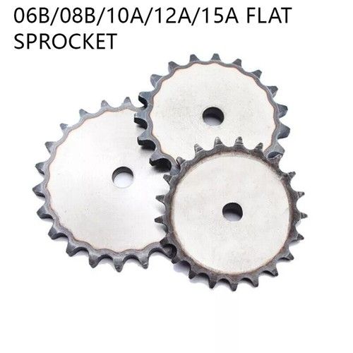 Flat Sprocket 10Tooth -39 Tooth Roller Chain Drive Sprockets 06B/08B/10A/12A/15A