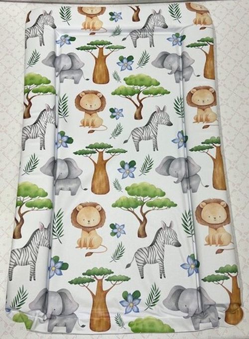 Jungle Safari Pastel Baby Nursery Waterproof Soft Padded Changing Mat