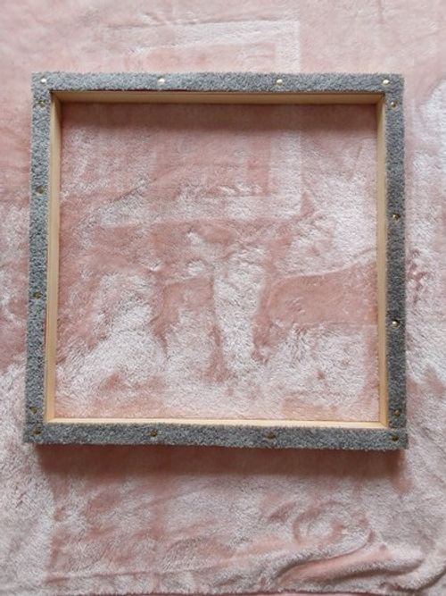 Rug hooking frame / Punch needle frame 60 x 60 cms