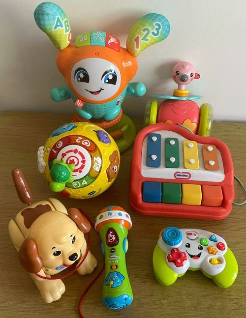 7 x Bundle of Sensory Toys, Musical, Vtech, Fisher Price Leap Frog — image 1