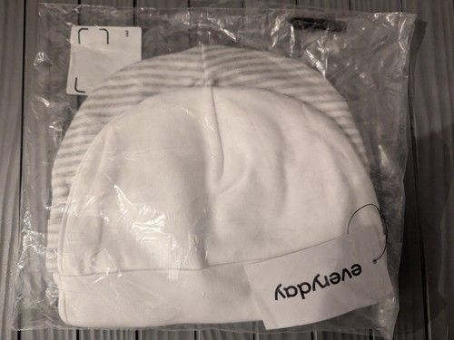 Twin Pack Of Very Everyday Baby Hat and Mittens Set 6-12 Months - New with Tags