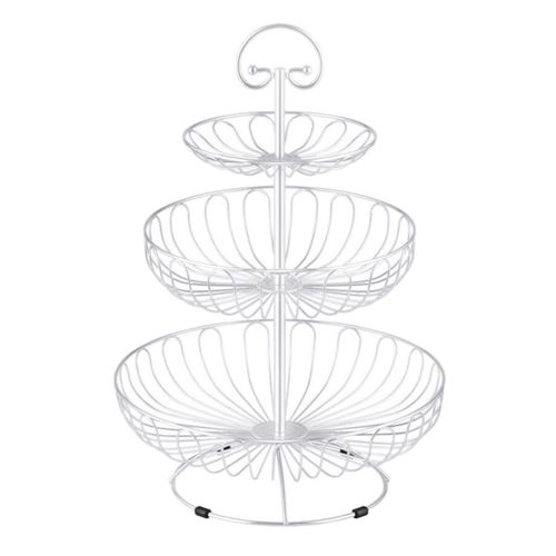 3-Tier Stainless Steel Fruit Basket Stand for Kitchen and Home Storage — image 6