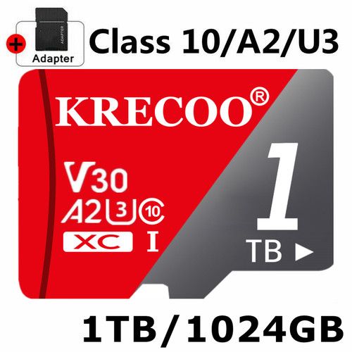 256GB Micro SD Card Memory Card Class 10 A2 Fr Camera Phones SD Card & Adapter
