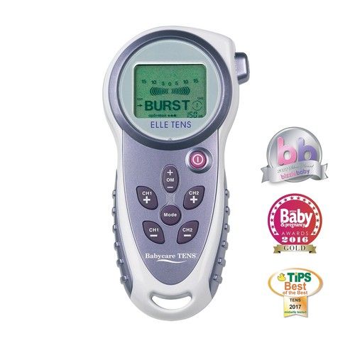 Babycare TENS Elle Tens Pain Relief During Labour Tens Machine w/ Pads Drug Free