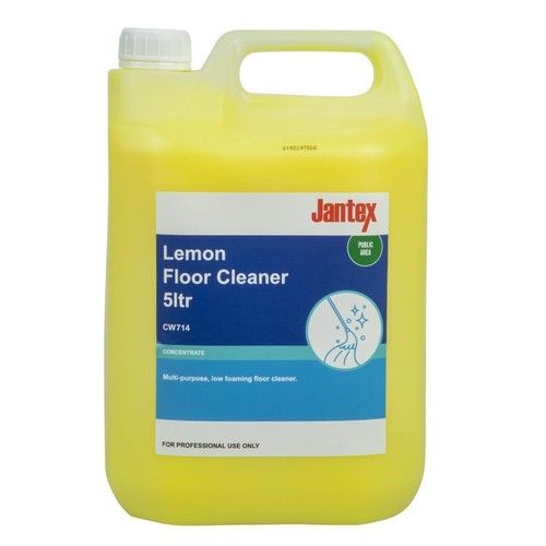 Jantex Lemon Gel Floor Cleaner Concentrate with Refreshing Lemon Perfume - 5L