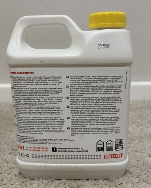 Sentinel X100 Central Heating System Inhibitor – Prevents Corrosion & Limescale — image 2