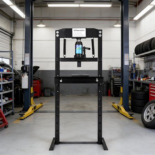 12 Ton Workshop Garage Hydraulic Shop Press Heavy Duty Plates Car Bearing Press — image 10