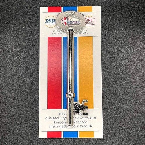 Fire Brigade Products FB2 Genuine Mortice or Rim Key 102mm Long Pack of 1