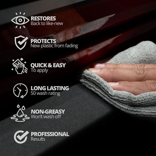 CERAKOTE Rapid Ceramic Plastic Restorer Spray for Car Trim and Bumpers 14 oz — image 2
