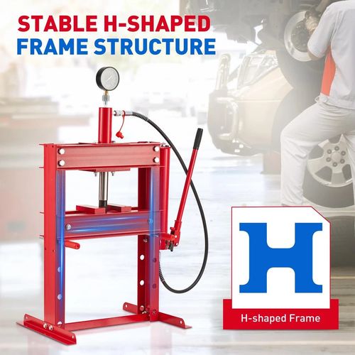 12Ton Hydraulic Shop Press Heavy Duty Garage Hydraulic Press with Press Plate UK — image 6