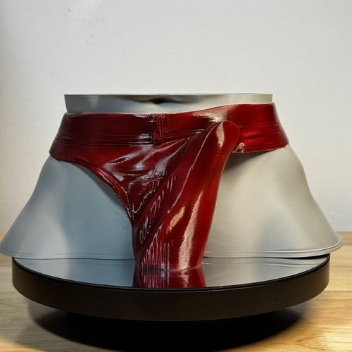 Briefs Planter 25 cm 3D Printed PLA Sculptural Plant Pot Decor — image 2
