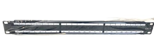 Videk Cat6 UTP Unshielded Cat6 Patch Panel 24 Port RJ45 - patch panel - 1U 8623E