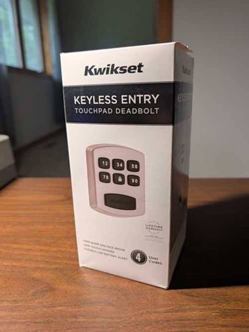 Kwikset 905 Keyless Entry Electronic Touchpad Deadbolt Open Box