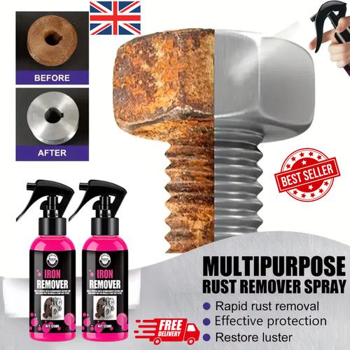 Rust Remover Spray 120ml Fast Acting Metal Cleaner FARIENNE