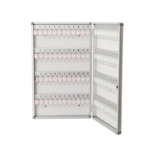 Outdoor Metal Key Safe Box Security Wall Mounted Lockable Large 96 Key Key Case