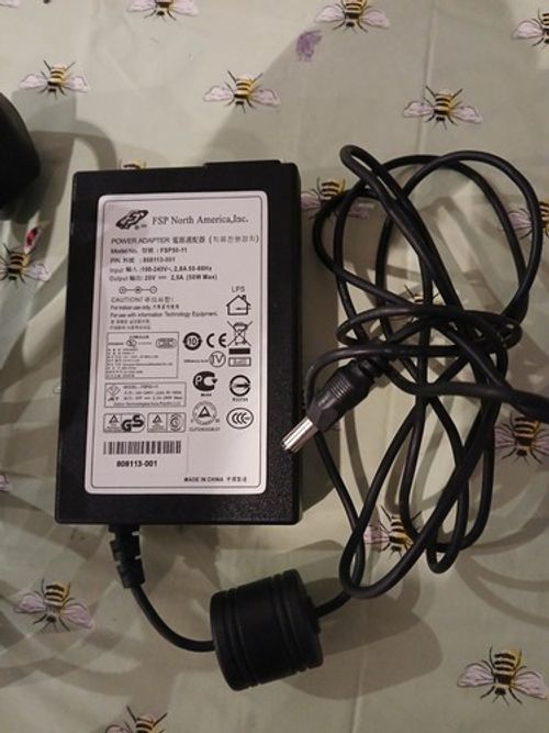 Zebra Power Supply Leads for Label Printer