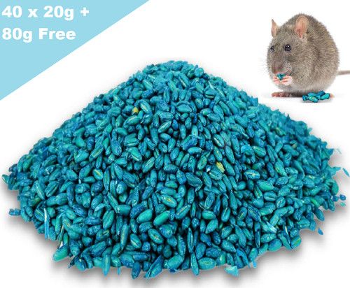 Rodent Poison Bait Killer Strong Rat Mouse Rodent Bait 20g + Free Fast Shipping