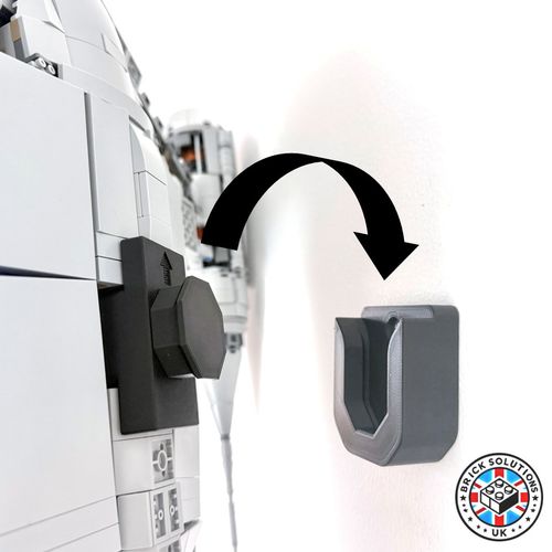 Adjustable Wall Mount for LEGO Star Wars (75442) Mandalorian's N-1 Starfighter — image 4