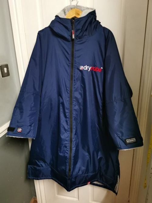 dryrobe Advance Blue/Grey Fleece  Long Sleeves Good! Size ADULT Large £175
