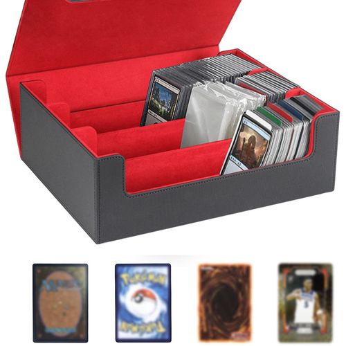 1800+ MTG Card Storage Box Deck Box PU Leather Magnetic Deck For TCG Collection — image 4