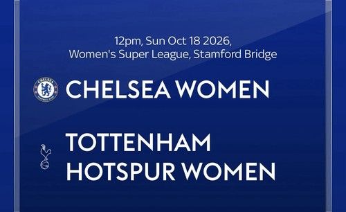18/10/2026 PROGRAMME CHELSEA WOMAN v TOTTENHAM HOTSPUR WOMAN PRE-ORDER