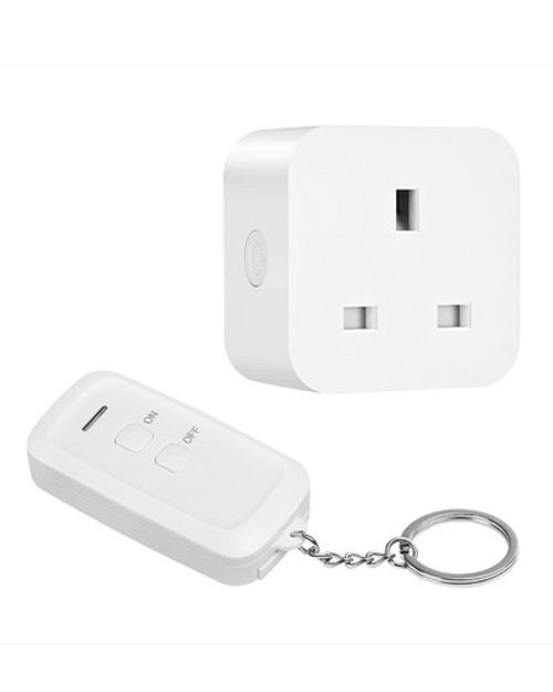 DEWENWILS Remote Control Socket & Keyring, 13A 3120W, Energy Saving, UKCA
