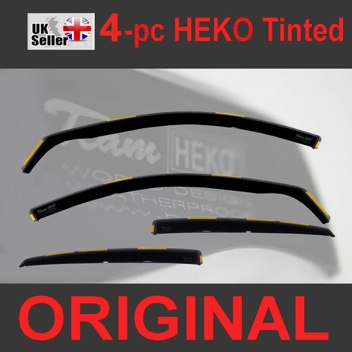 MITSUBISHI L200 or TRITON 4-door 2016-2023 4-pc Wind Deflectors HEKO Tinted