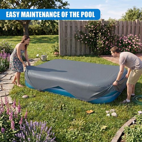 INTEX Rectangular Swimming Pool Cover 305x183cm for Swim Centre Pools — image 3