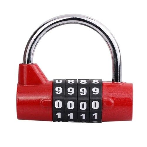 Travel Password Lock Combination Padlock Zinc Alloy Lock Security 5 Digit Number