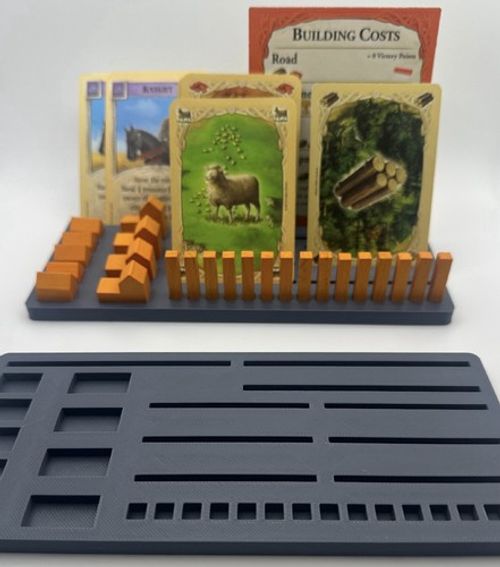 Catan Player Card & Resource Holder Set of 4 – Tabletop Game Organiser
