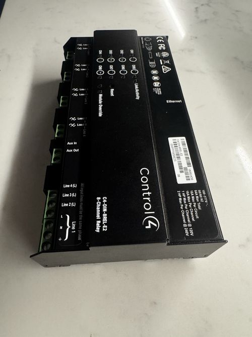 Control4 C4-DIN-8REL-E2 8-Channel Relay DIN Rail Module, Ethernet 100-277V — image 4