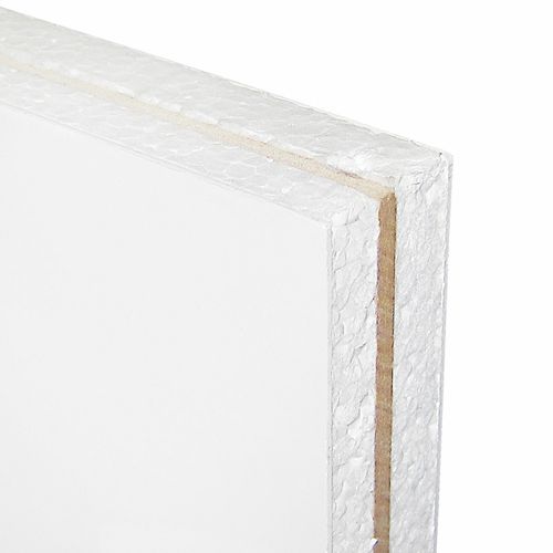 White uPVC Door Panel Manor Moulded Half MDF Reinforced 24 28mm Plastic Glazing — image 4