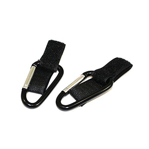 2 Pram Clips | Universal Baby Buggy Pushchair Stroller Shopping Bags Hook Straps — image 5