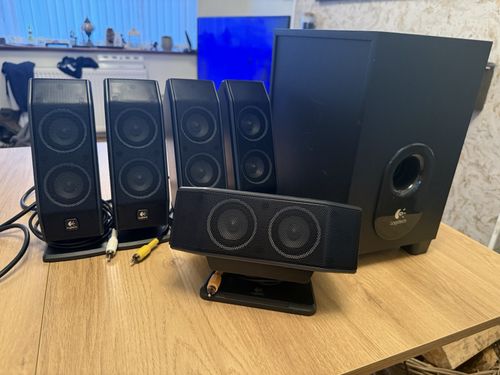 Logitech X-540 5.1 Surround Sound Complete Speaker System,Tested -fully working  — image 2