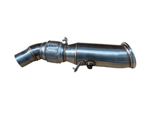 STAINLESS SPORT EXHAUST DOWNPIPE TURBO PIPE FOR BMW F30 F31 F34 320i 328ix N20