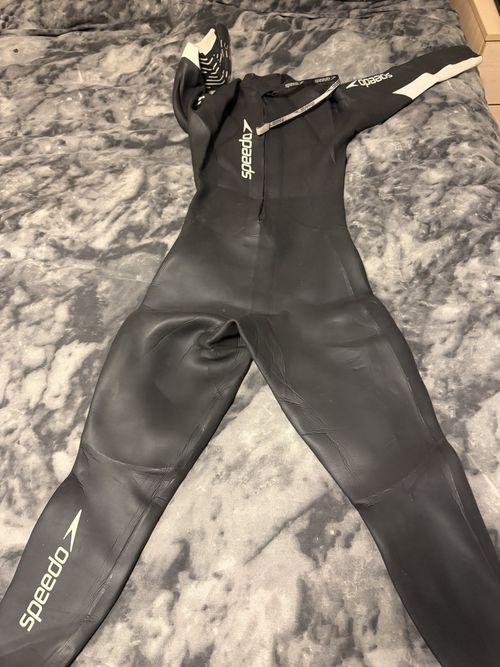 Speedo Tri-event Wetsuit Men's Size Medium Black — image 3