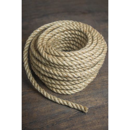 100% Natural Jute Hessian Rope Cord Braided Twisted Boating Sash Garden Decking — image 11