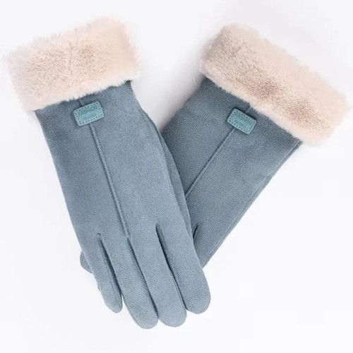 Women Ladies Winter Gloves Touch Screen Fleece Warm Soft Fur Lined Thermal