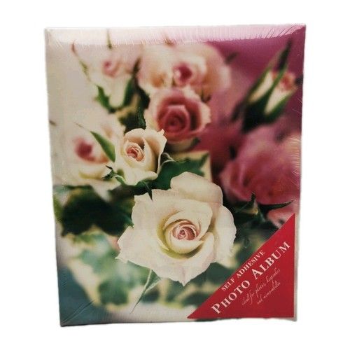 Vintage Floral Self Adhesive Photo Album New Sealed Rose Cover Memory Book